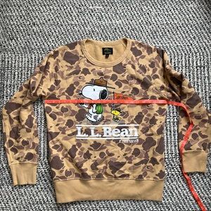 Todd Snyder LL Bean Snoopy LARGE & MEDIUM sweatshirt